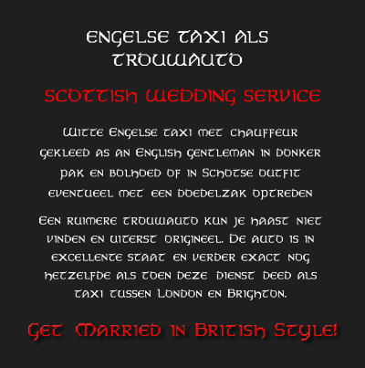 Get Married in British Style!